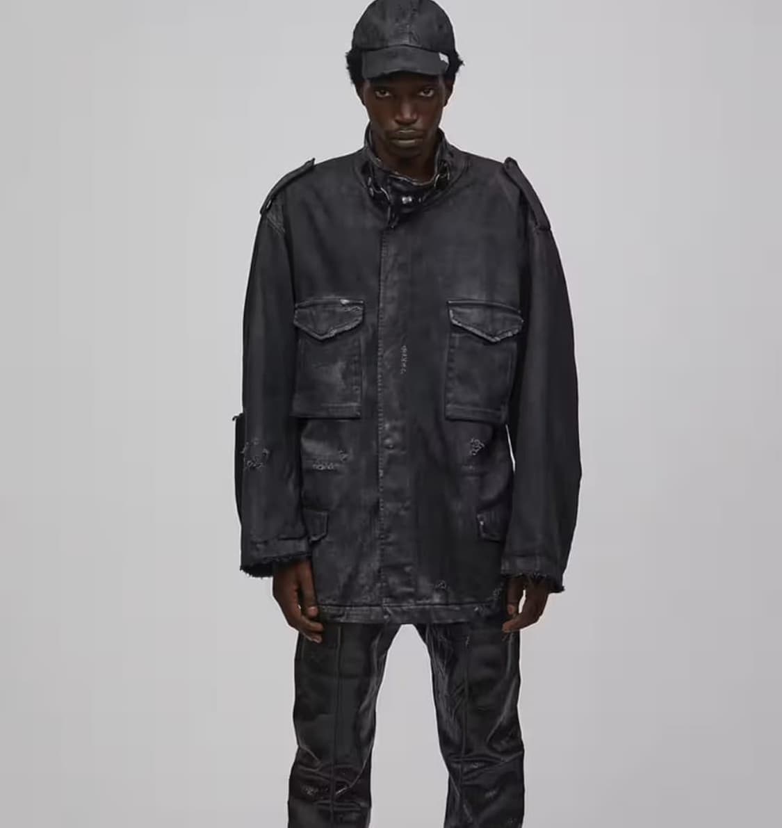 알파인더스트리 왁싱 bic 라이터캡 장식 디스트로이드 m65필드자켓 상품이미지1