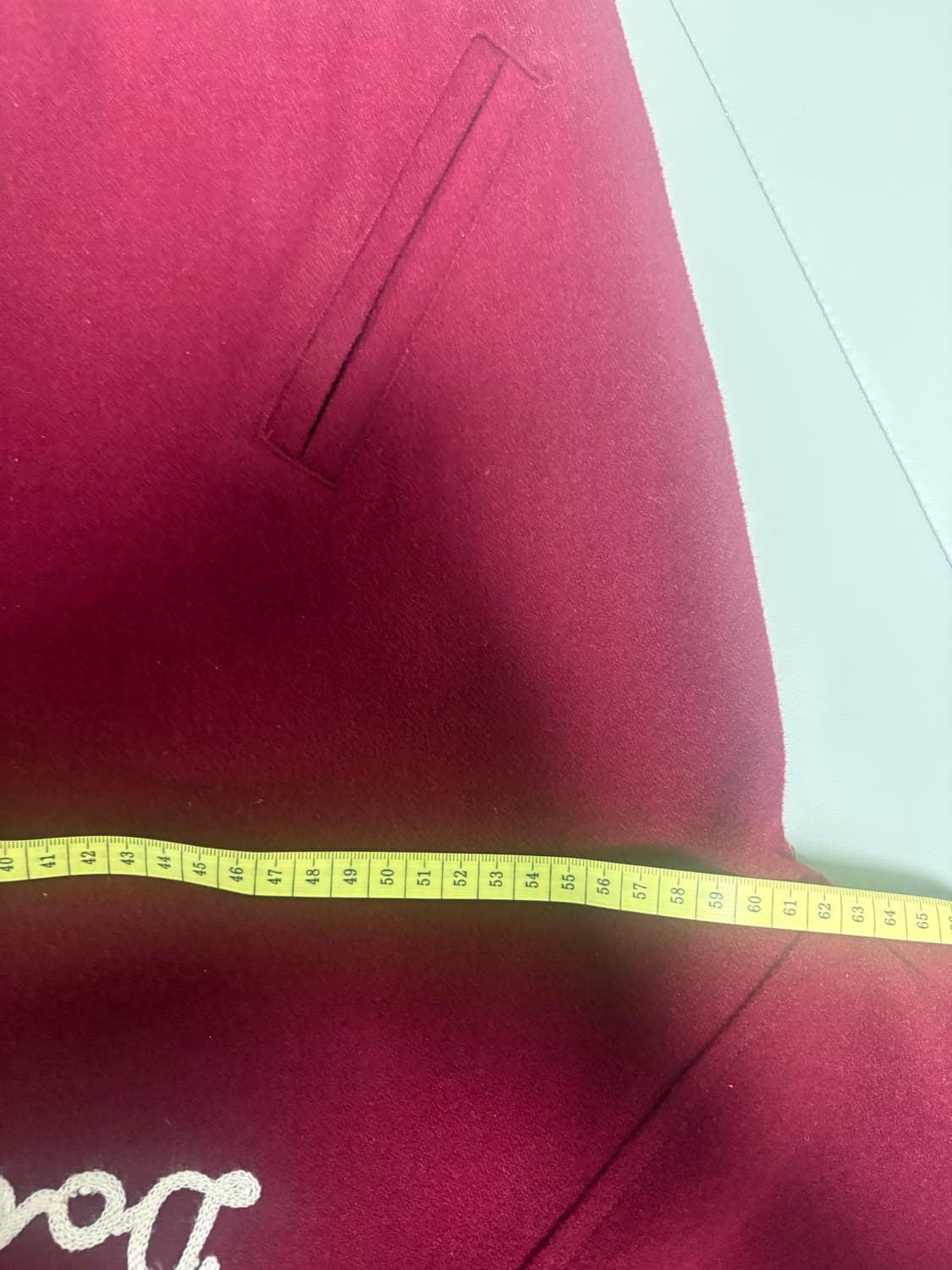 도버(Dover) 자수 울 바시티 자켓 L (100-105) 상품이미지6