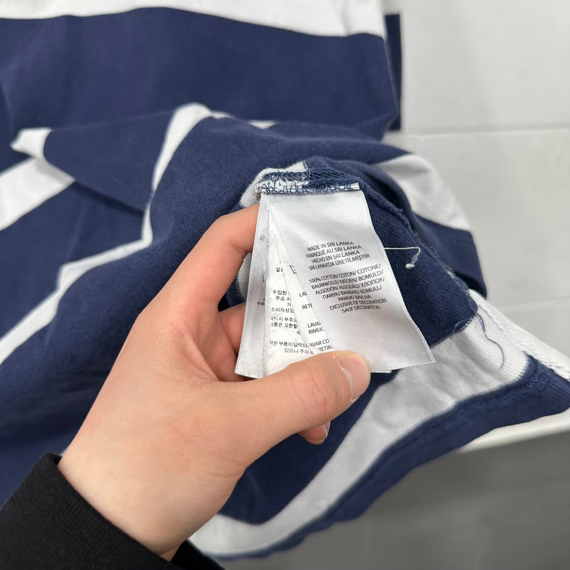 폴로 스트라이프 빅포니 럭비티 상품이미지5