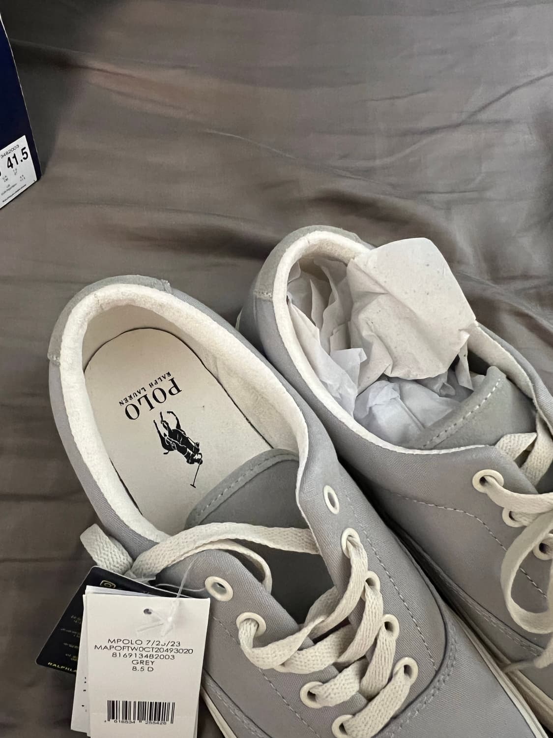 폴로 랄프로렌 키튼 스니커즈 그레이 270 새제품 상품이미지7