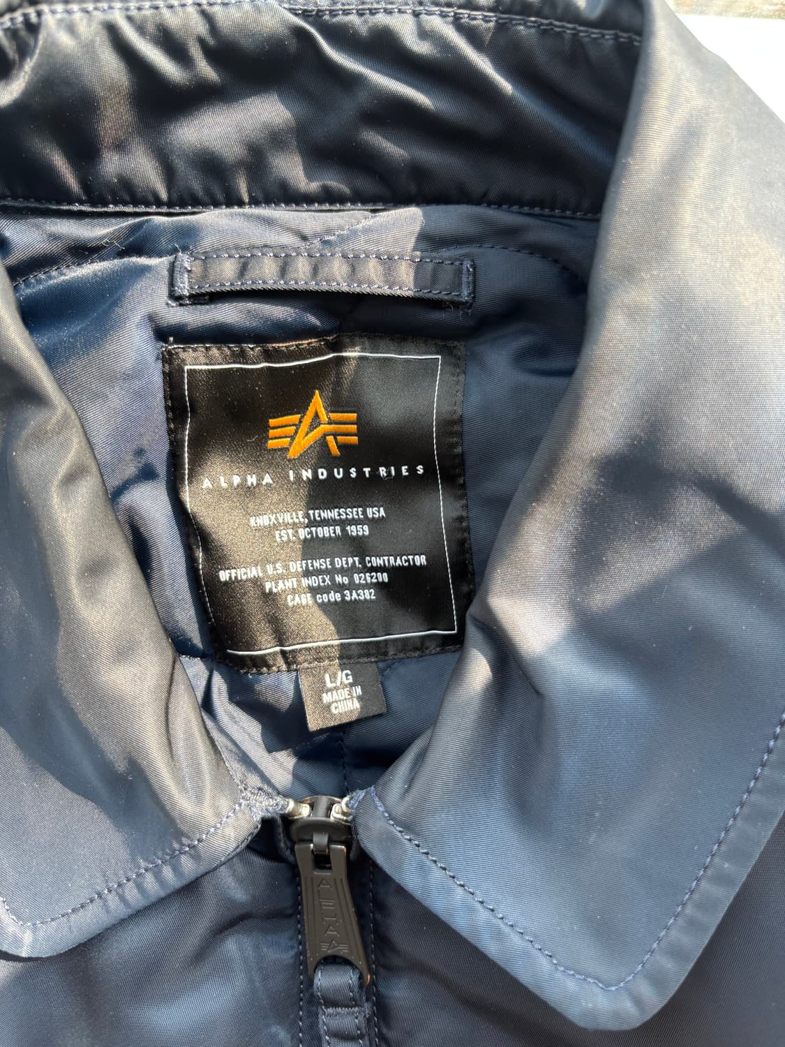 알파인더스트리 cwu-45 플라이트 항공 자켓 블루  상품이미지3