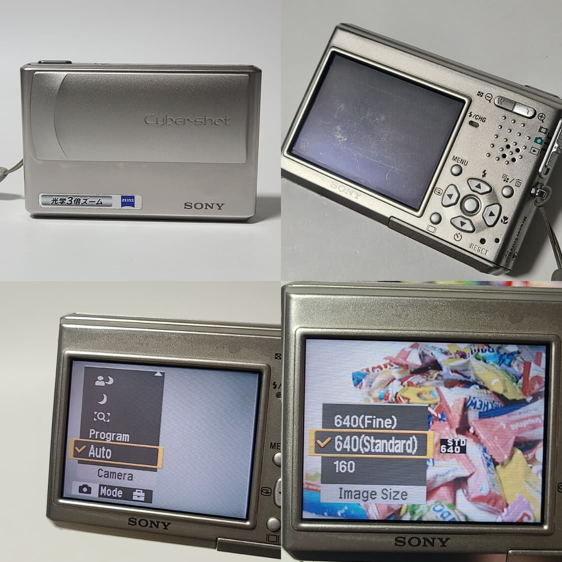 소니 사이버샷 DSC-T1 빈티지 디카 디지털 카메라 상품이미지9