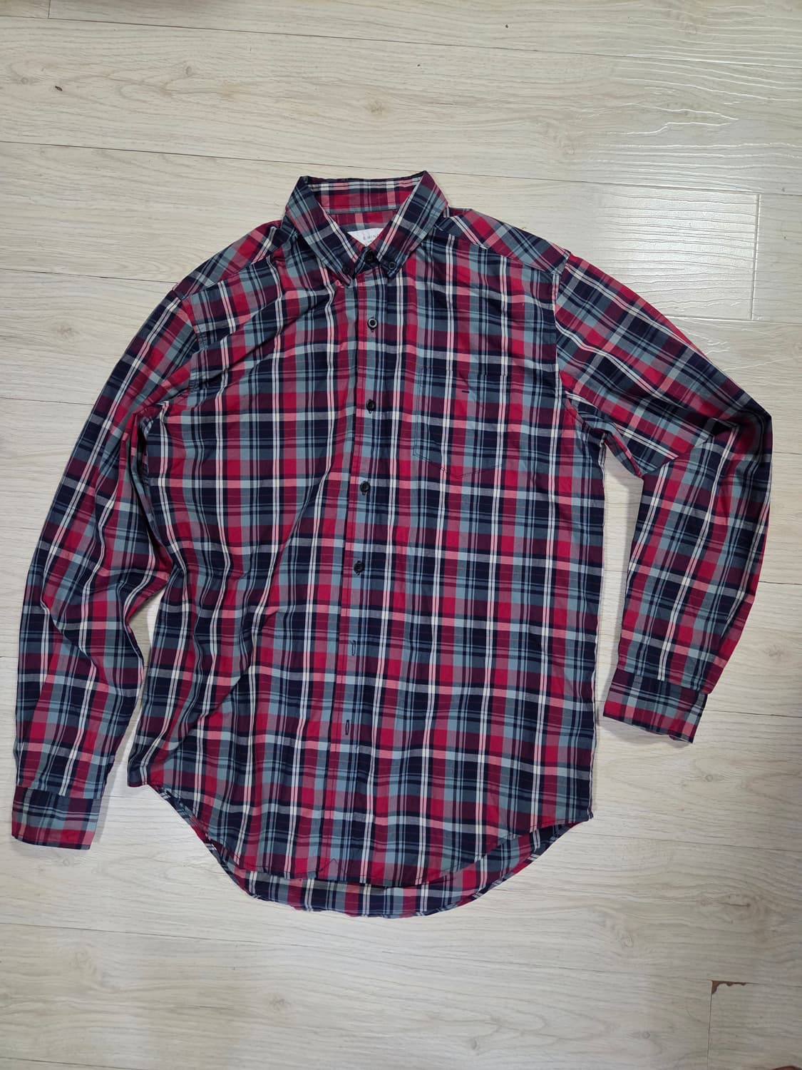 빔즈(B:MING by BEAMS) 체크 셔츠 L 100사이즈 상품이미지1