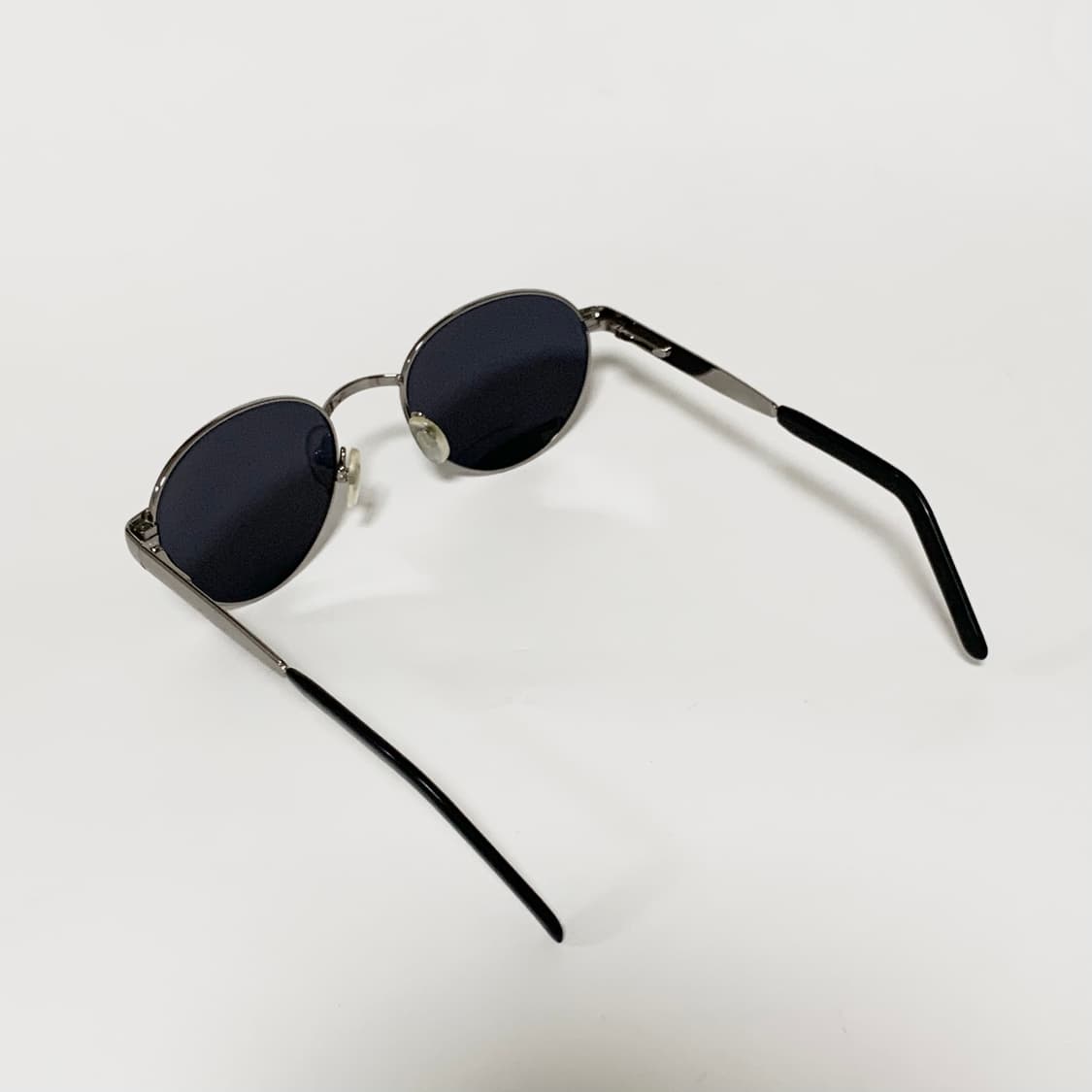 991 Y2K 빈티지 3컬러 실버유광 원형 선글라스 데드스탁 픽키안경 상품이미지5