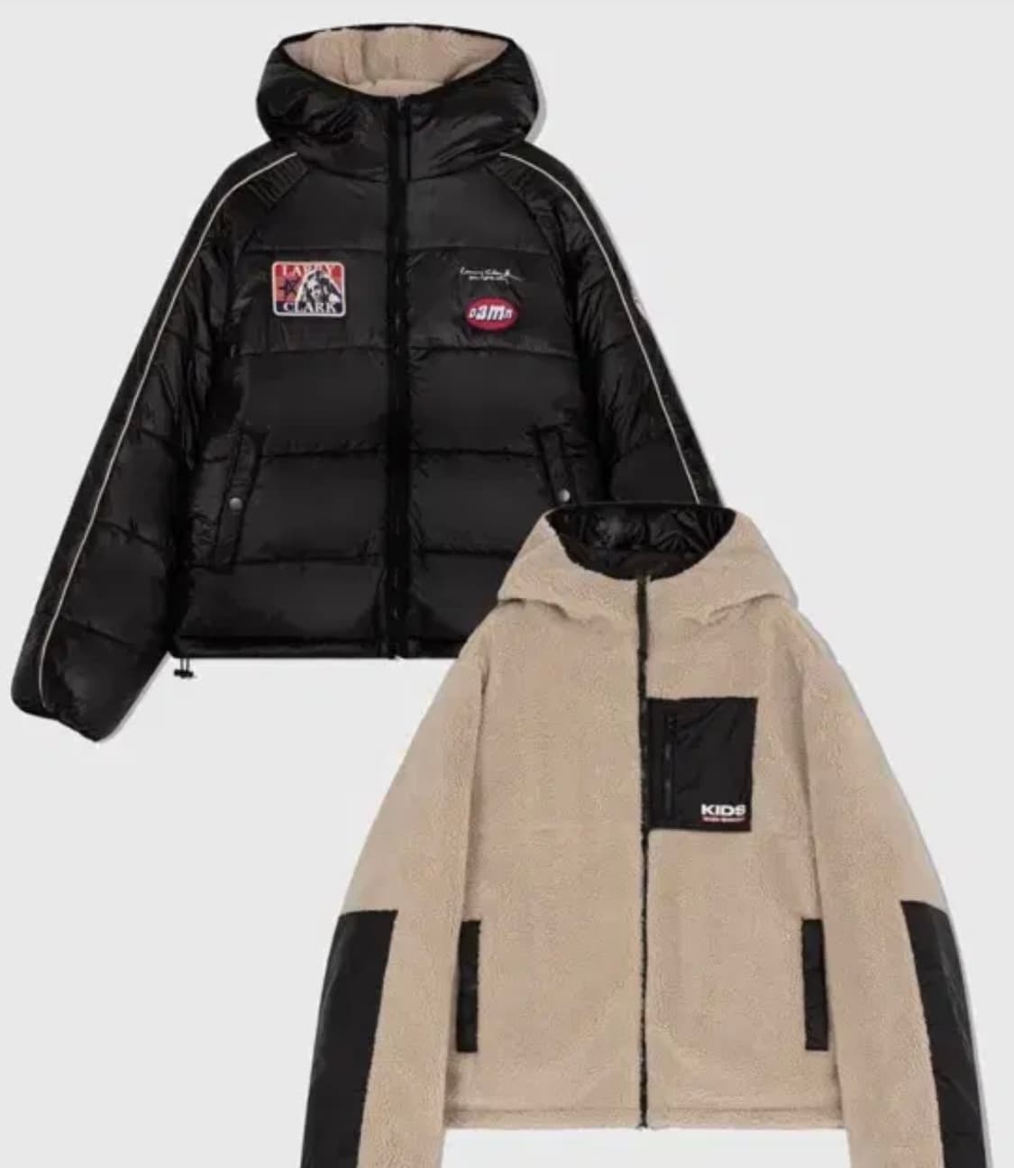 래리클락 리버시블 패딩 M 상품이미지1