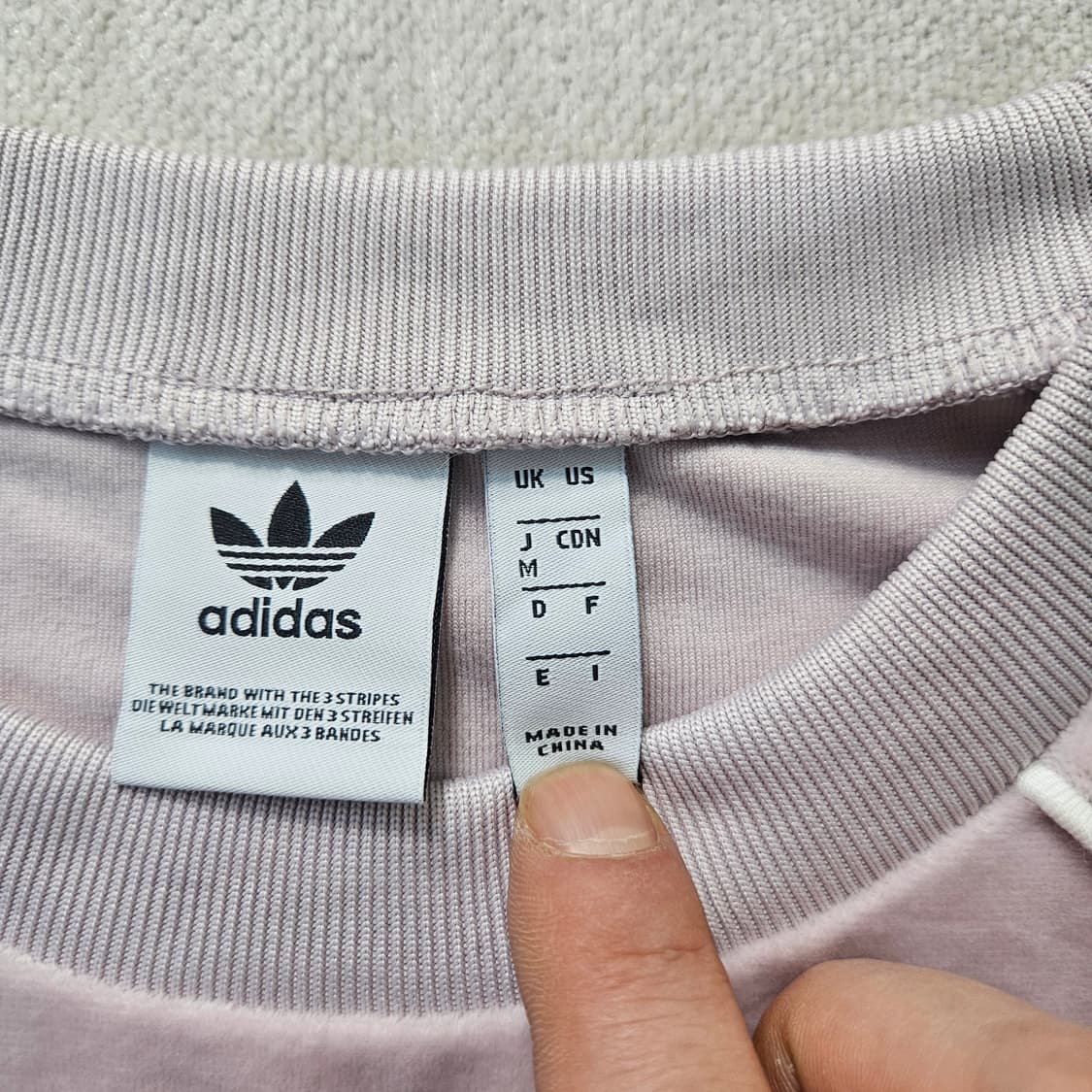 M 아디다스 빅로고 맨투맨 0310Y 상품이미지3