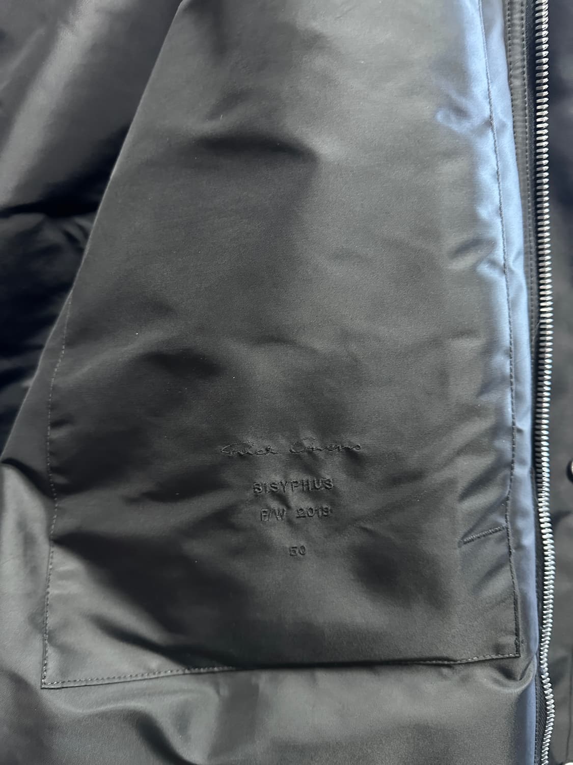 릭오웬스 SISYPHUS 컬렉션 패딩 50size 상품이미지4