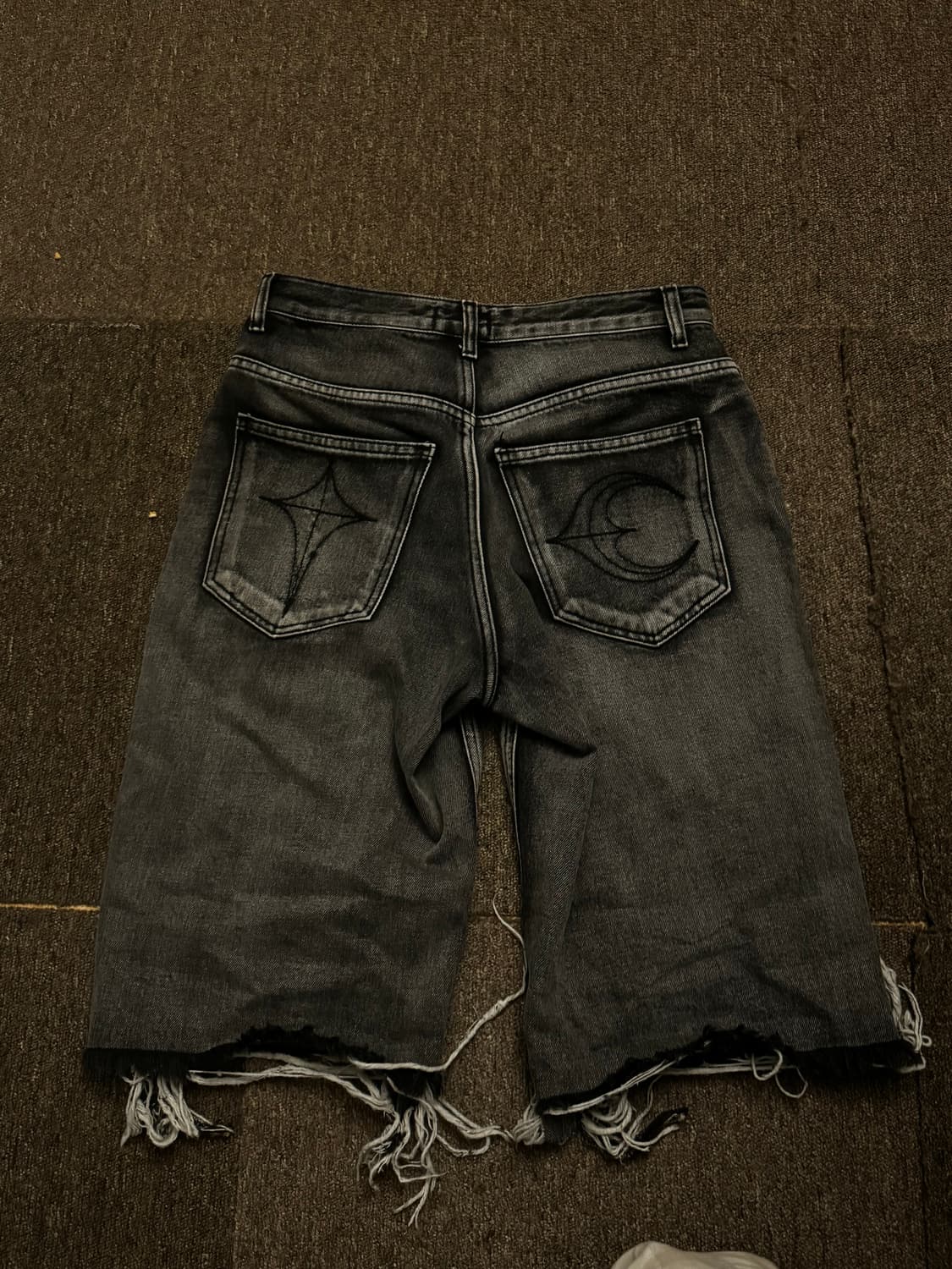 Double Knee Denim Shorts 상품이미지4