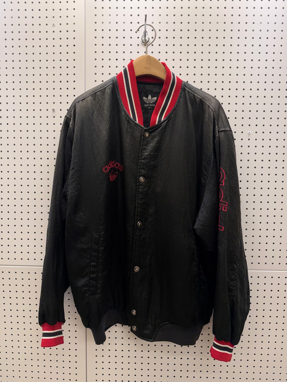 00s 아디다스 올드스쿨 사틴 바시티 자켓 U43 상품이미지2