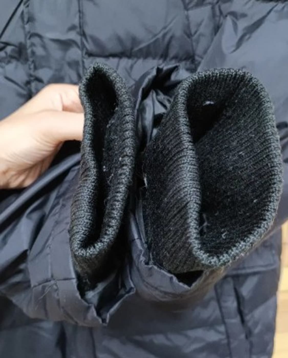 타미힐피거 블랙미디 다운패딩점퍼 L사이즈 상품이미지4