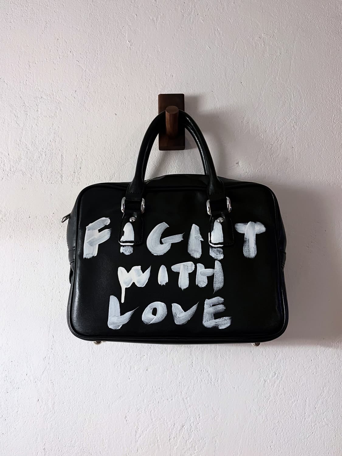 Comme des Garcons girl 꼼데가르송핸드페인팅토트백 상품이미지2