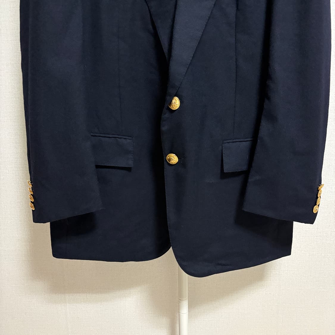 폴로 랄프로렌 투버튼 울 금장 블레이저 / 네이비, XL 상품이미지3