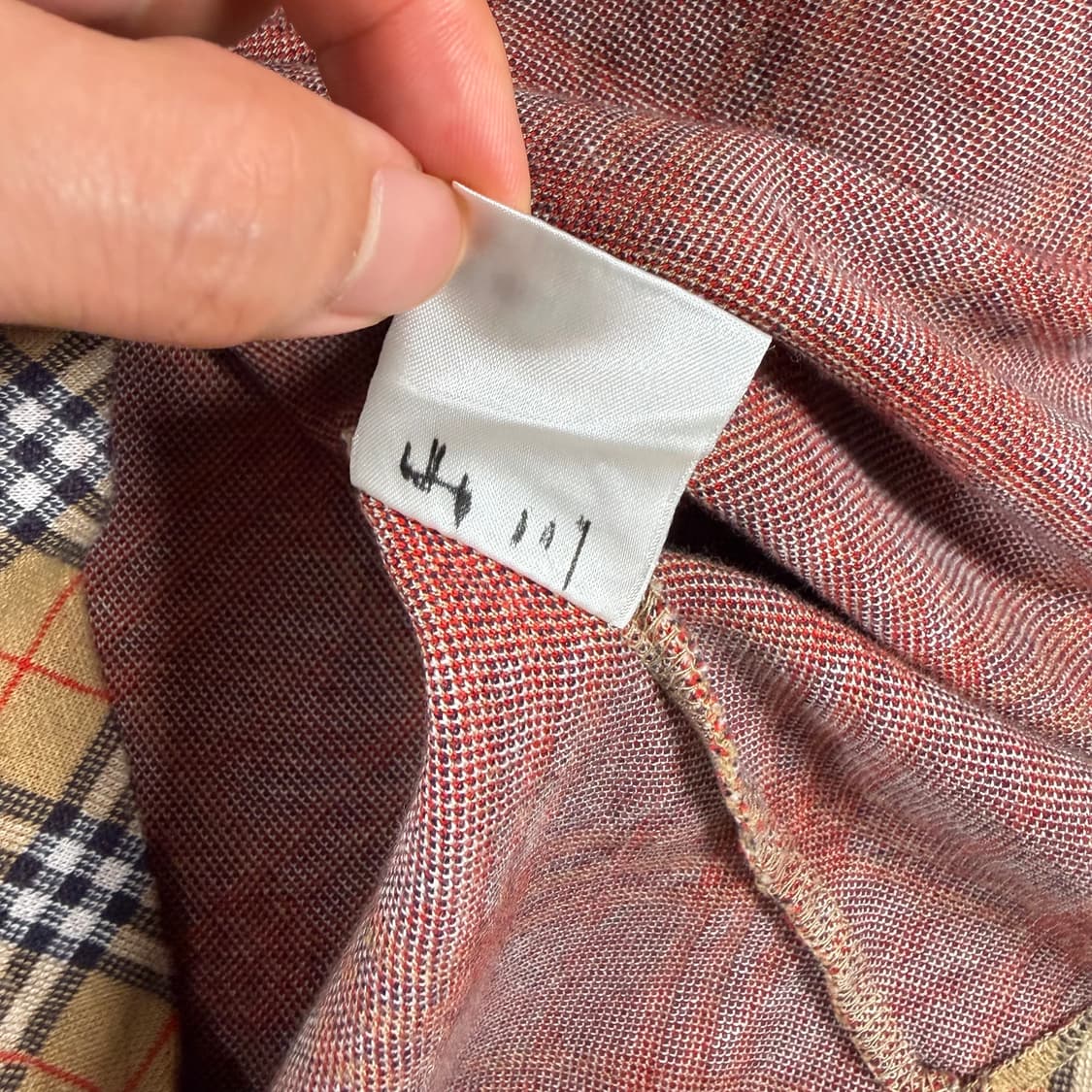 90s 버버리 pk 여자 반팔 카라티 반팔티 상품이미지5