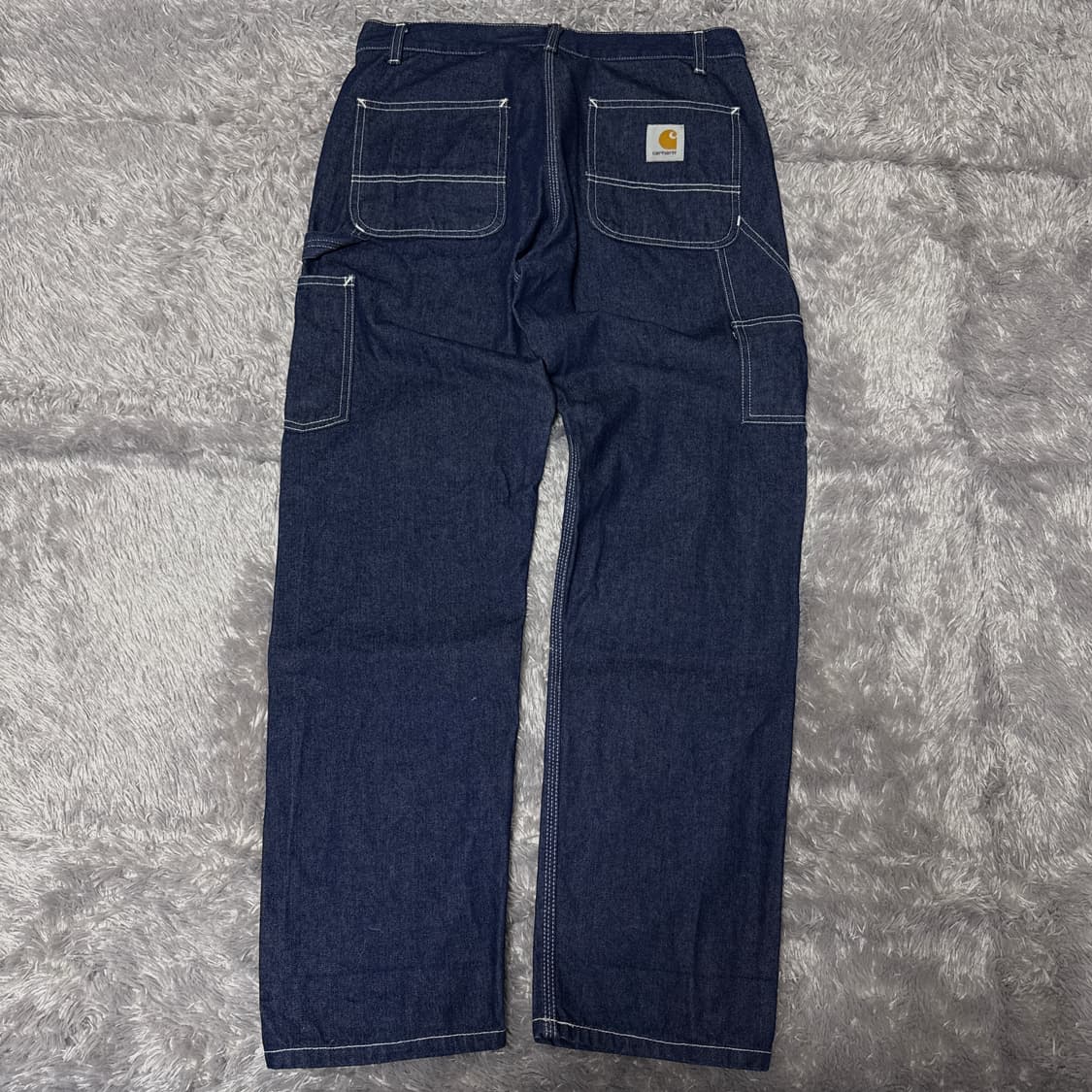 [32x32] 칼하트 럭싱글니 카펜터 스티치 데님 팬츠 상품이미지2