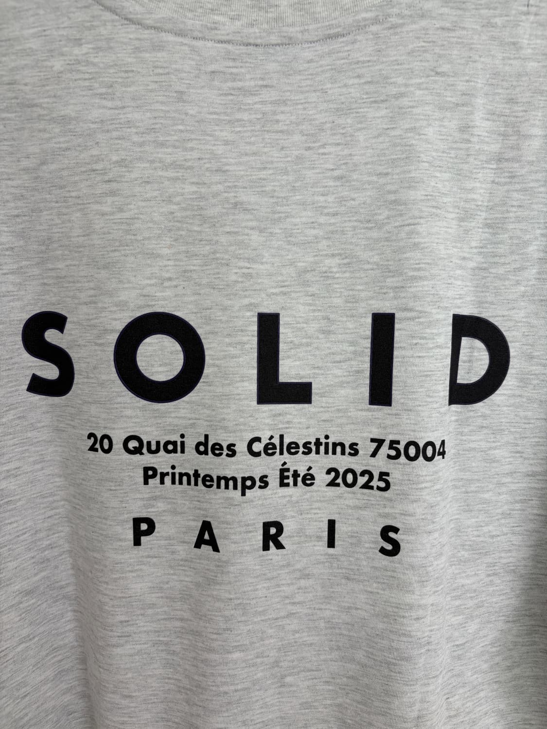 솔리드옴므 파리 백로고 반팔 그레이 48 상품이미지4