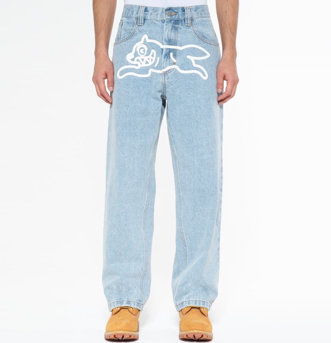 [30,32,34]BBC 아이스크림 26ss 러닝 도그 데님 팬츠/블루 상품이미지1