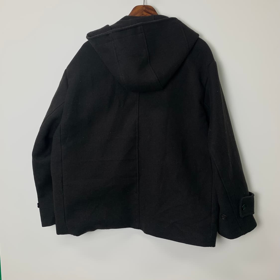 파르티멘토 블랙 더플 떡볶이 하프코트  상품이미지4