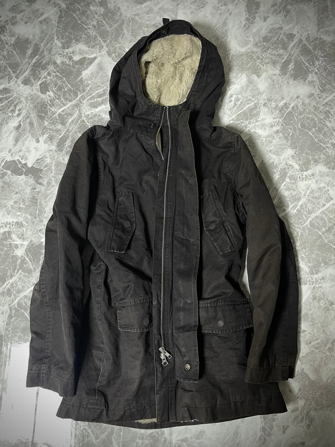 (Silas)fur hoody jacket 상품이미지1