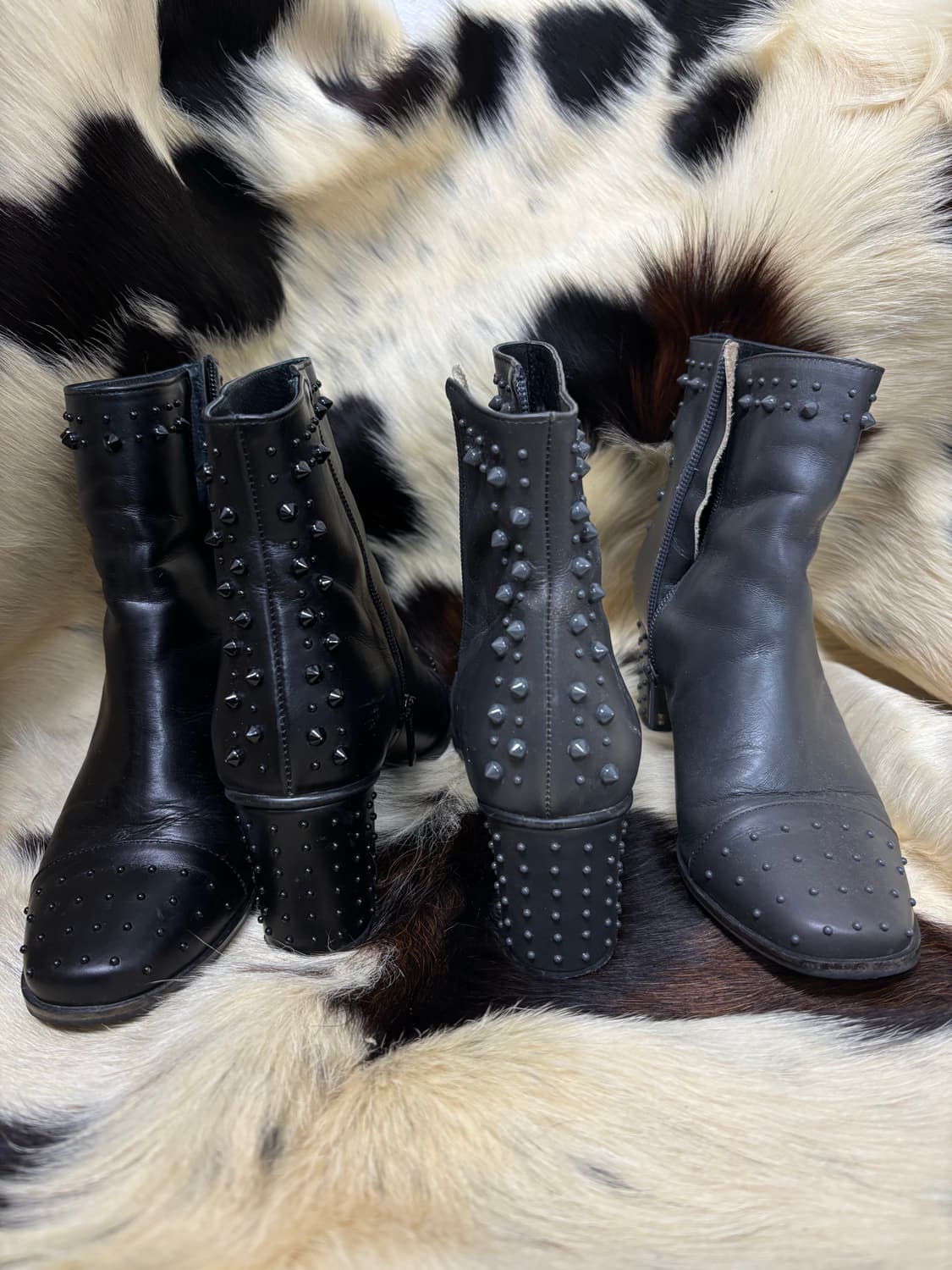 [JILL By JILLSTUART]BLAK&GREY Studded Bo 상품이미지1