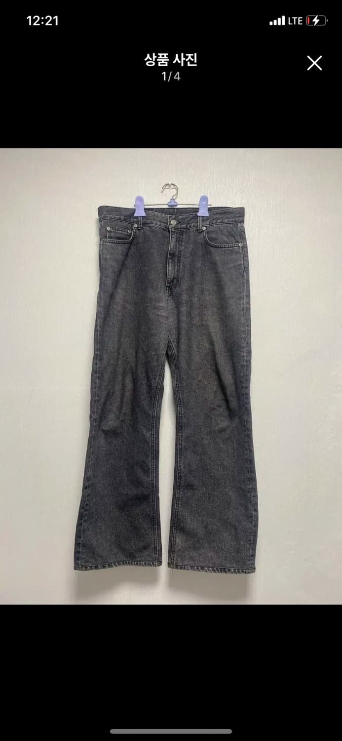 UNIFORM BRIDGE 유니폼 브릿지 흑청 데님팬츠  L사이즈32 상품이미지1