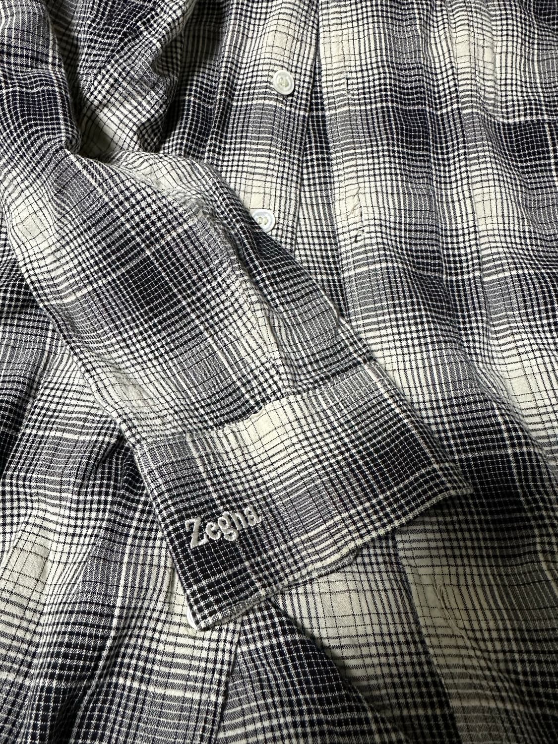에르메네질도 제냐 체크 셔츠 남방 상품이미지6