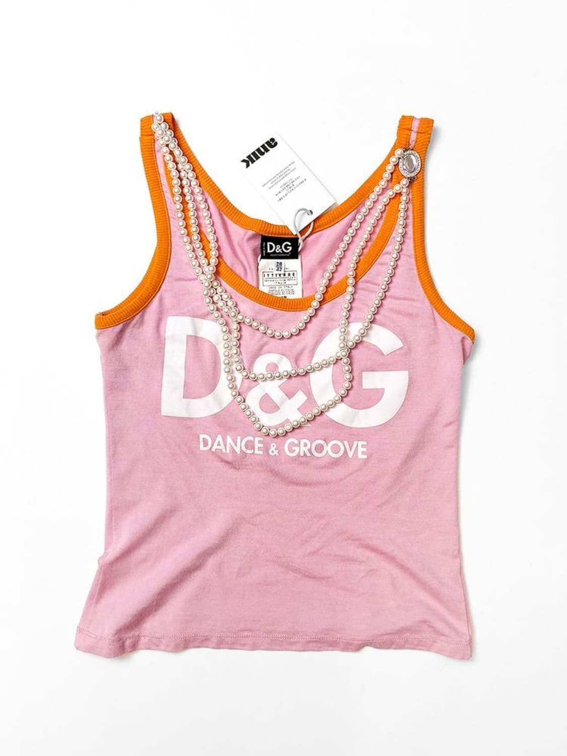 돌체앤가바나 00s 레이어드 Y2K 슬리브리스 PN5046 상품이미지1