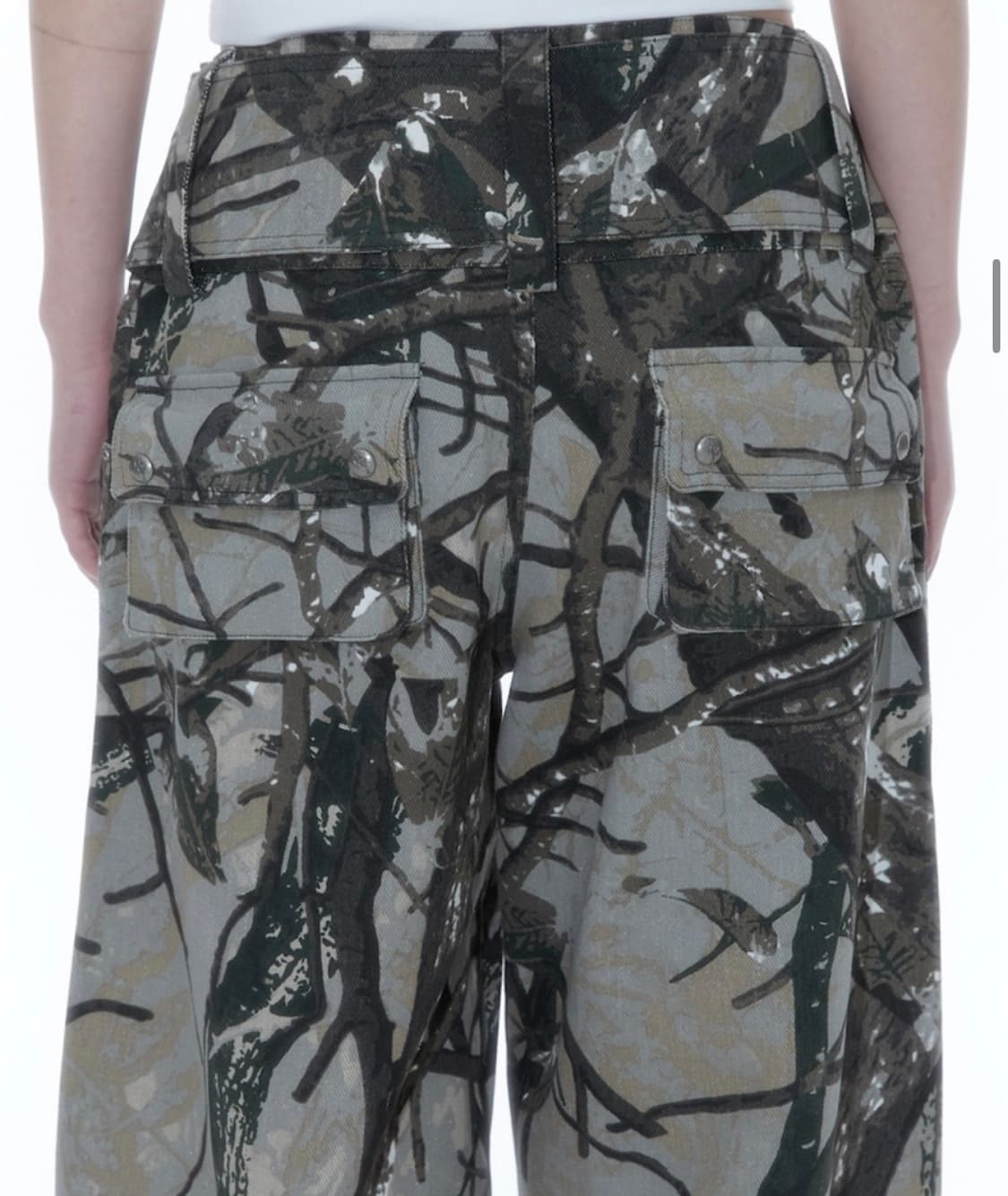 카시코) Belt Rivet Oval Pants Camo M 상품이미지6