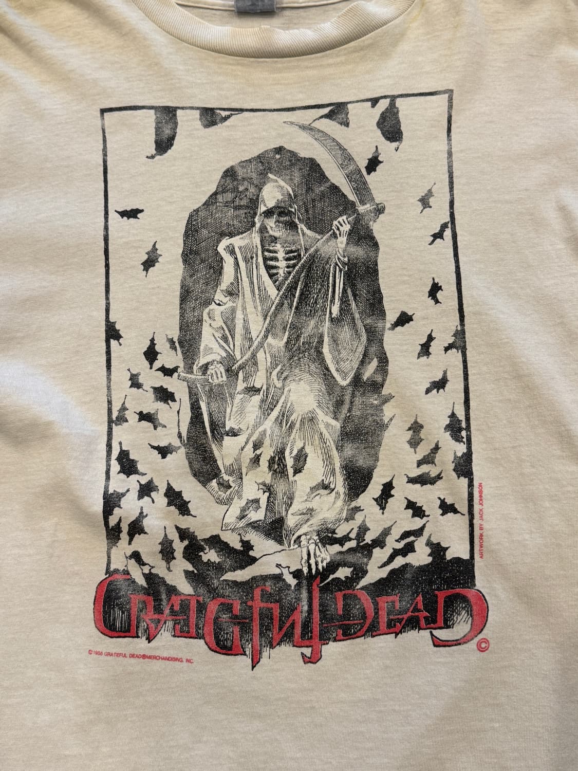 80s 그레이트풀 데드 Fall Tour 티셔츠 (L) 상품이미지3