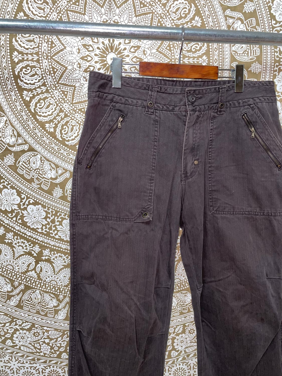 베이직하우스 더블니 퍼티그팬츠 상품이미지4