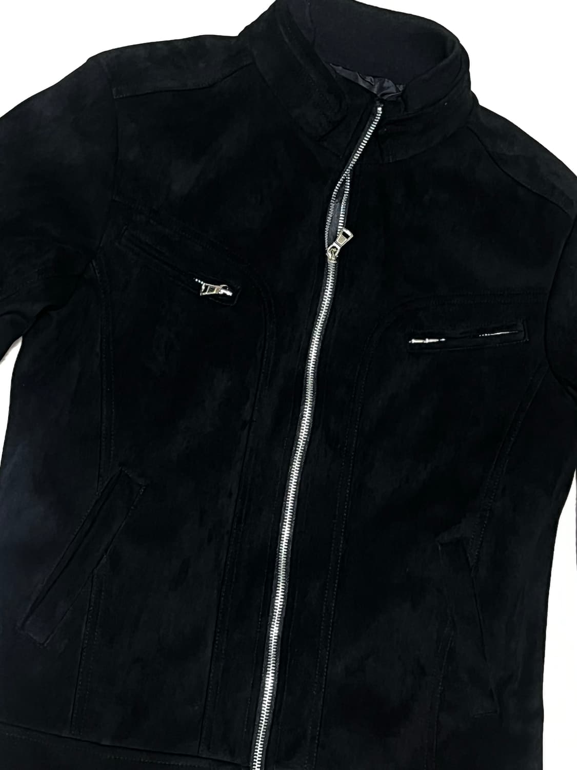 스웨이드 스탠다드 자켓 Black/M 상품이미지5