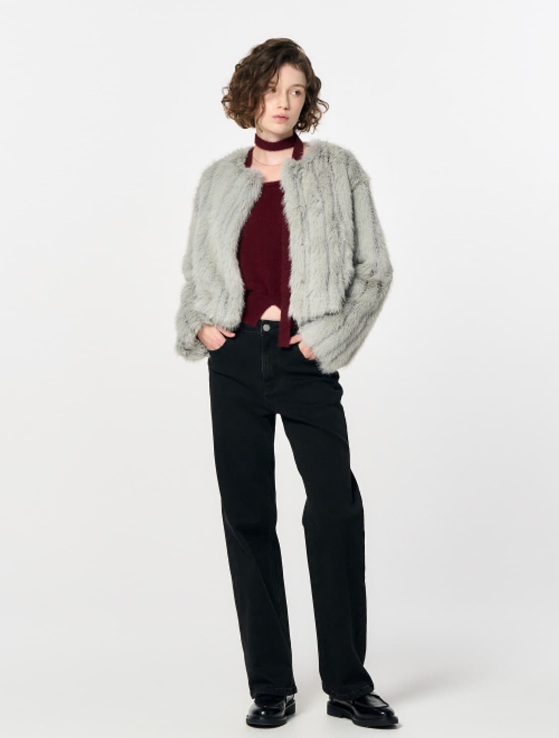 General Idea WOMAN 헤어리 타이 풀오버 small   상품이미지4