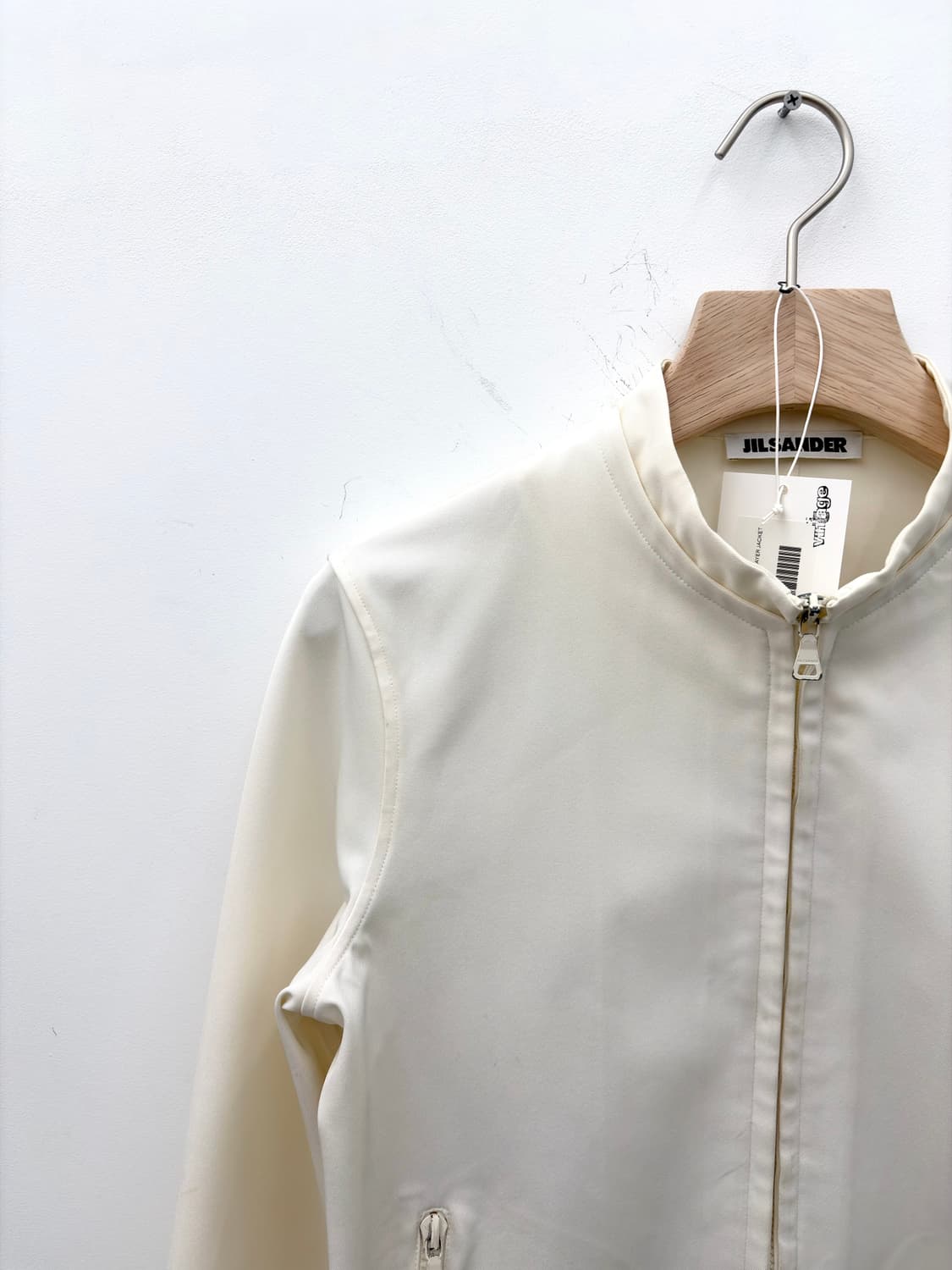 WHITE CHINA COLLAR DOUBLE LAYER JACKET 상품이미지2