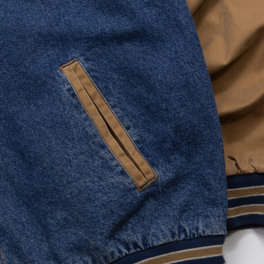 90s Port 데님 바시티 자켓 상품이미지6