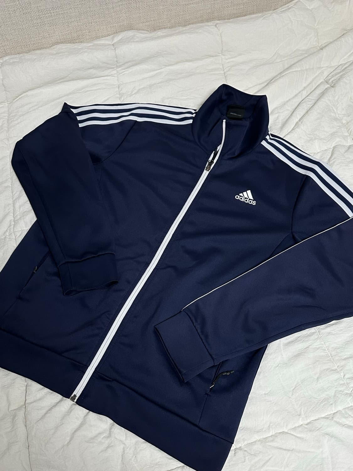 아디다스 네이비 져지 트랙탑 라지  상품이미지2