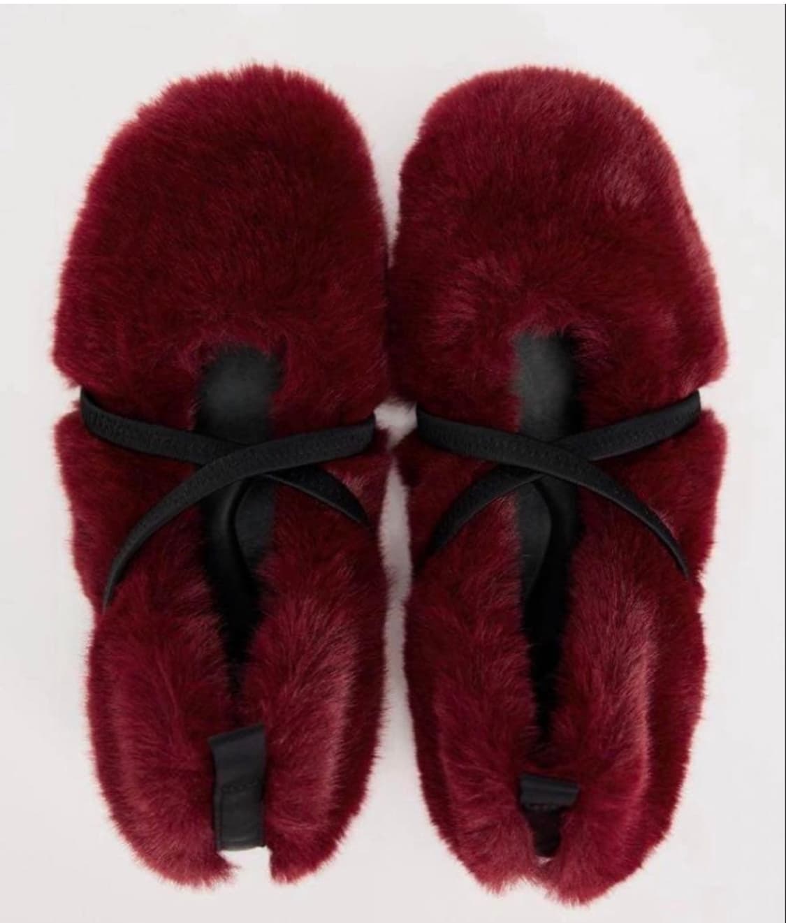 구해요))자라 버건디퍼 발레 플랫슈즈 상품이미지1