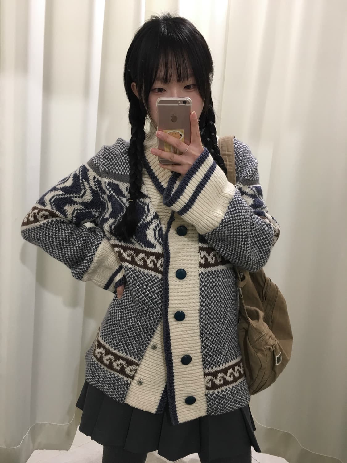 노르딕 숄카라 가디건 상품이미지4