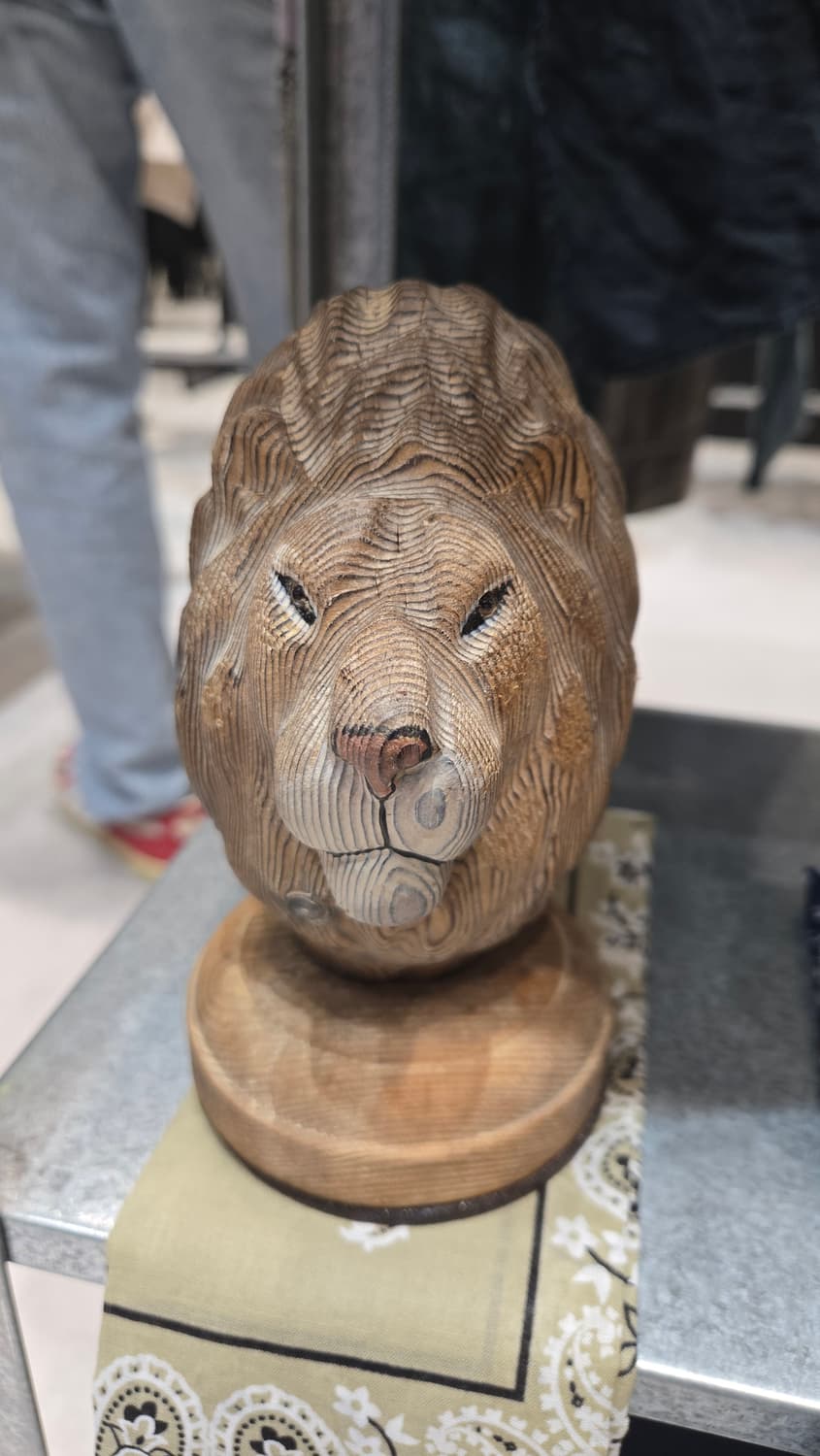 [Dulton] 우드 동물 오브제_사자 상품이미지2