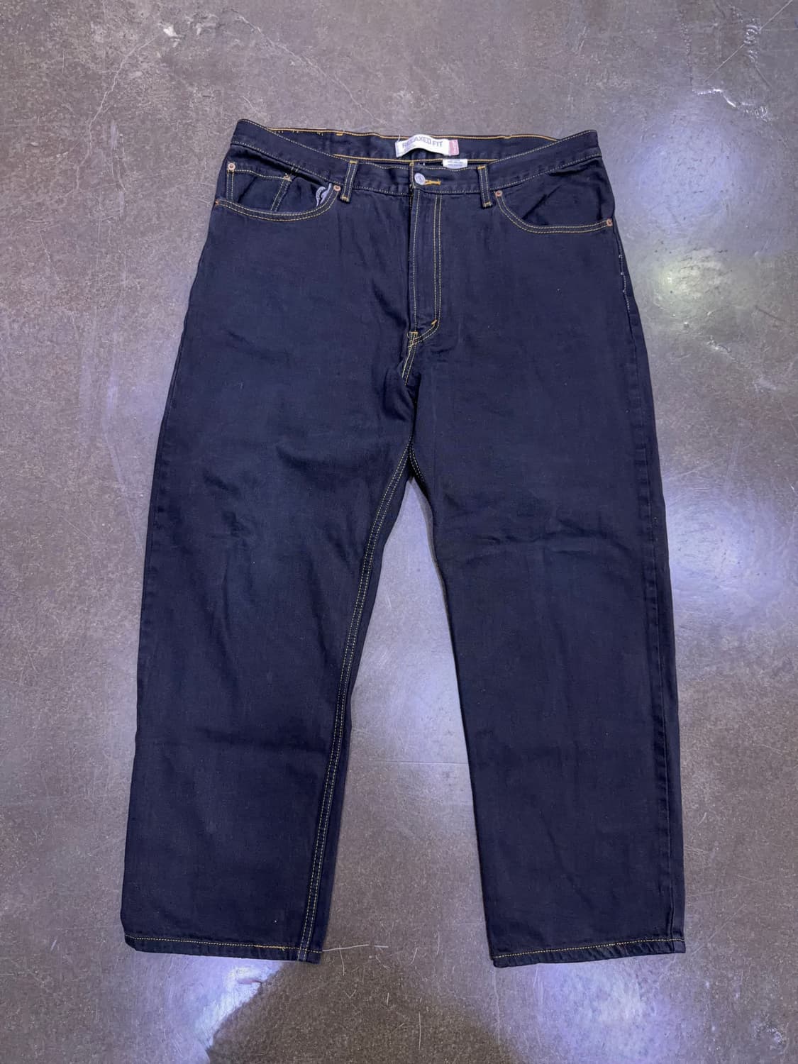 리바이스 550 레귤러 릴렉스핏 00's 블랙진 데님팬츠 38 상품이미지1