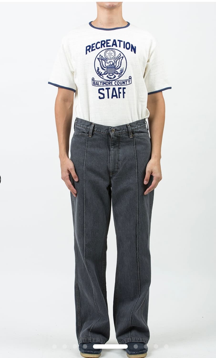 [34] 캐피탈 프리스코 팬츠 블랙 상품이미지1