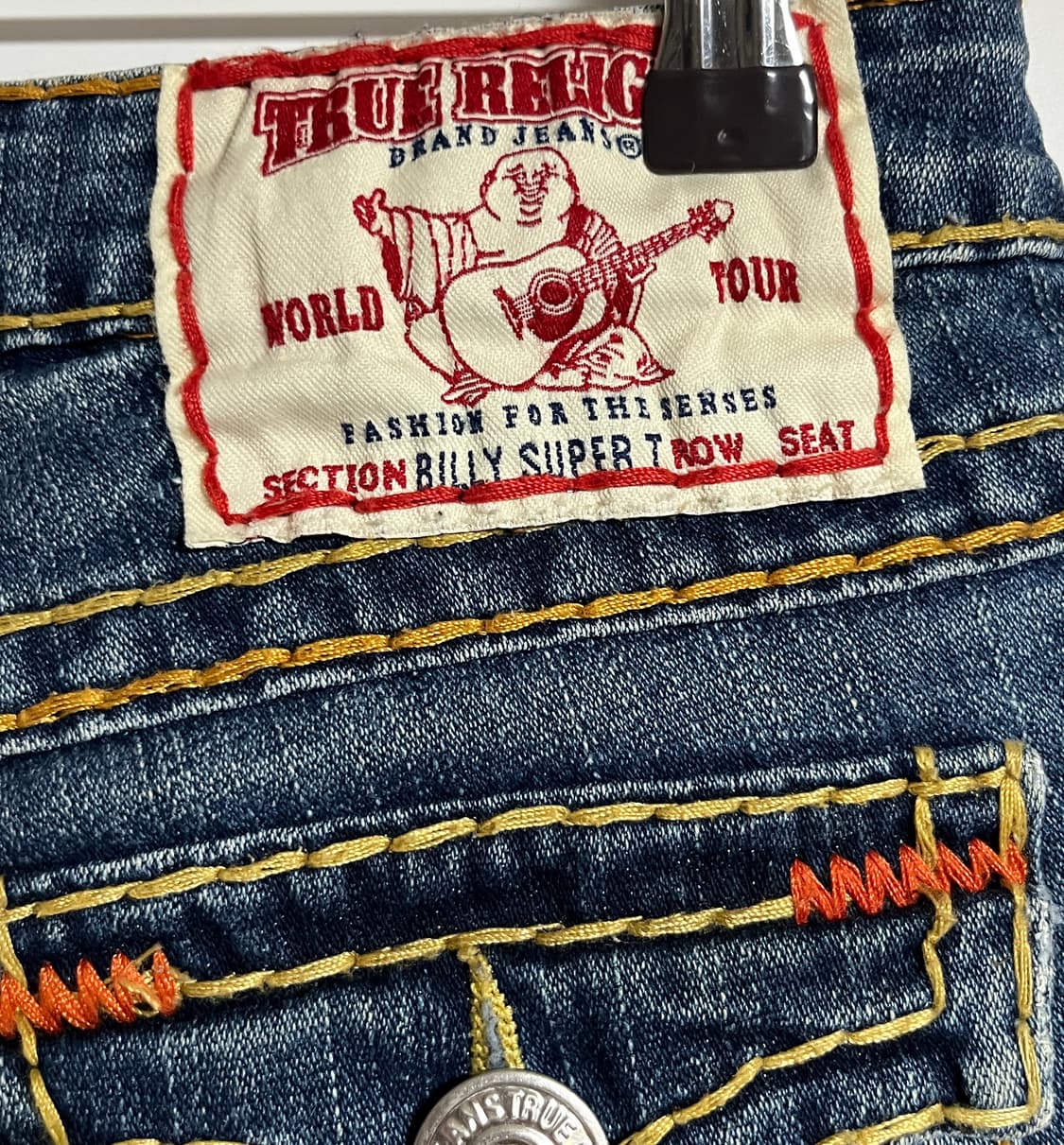 트루릴리전 세미부츠컷 플레어진 데님 팬츠 청바지 25 상품이미지7