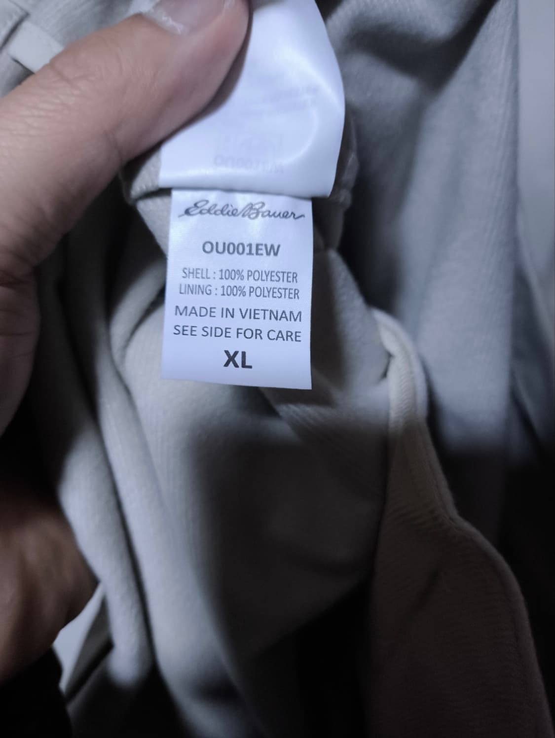 XL 에디바우어 허리 밴딩 라인 후드 자켓 상품이미지9