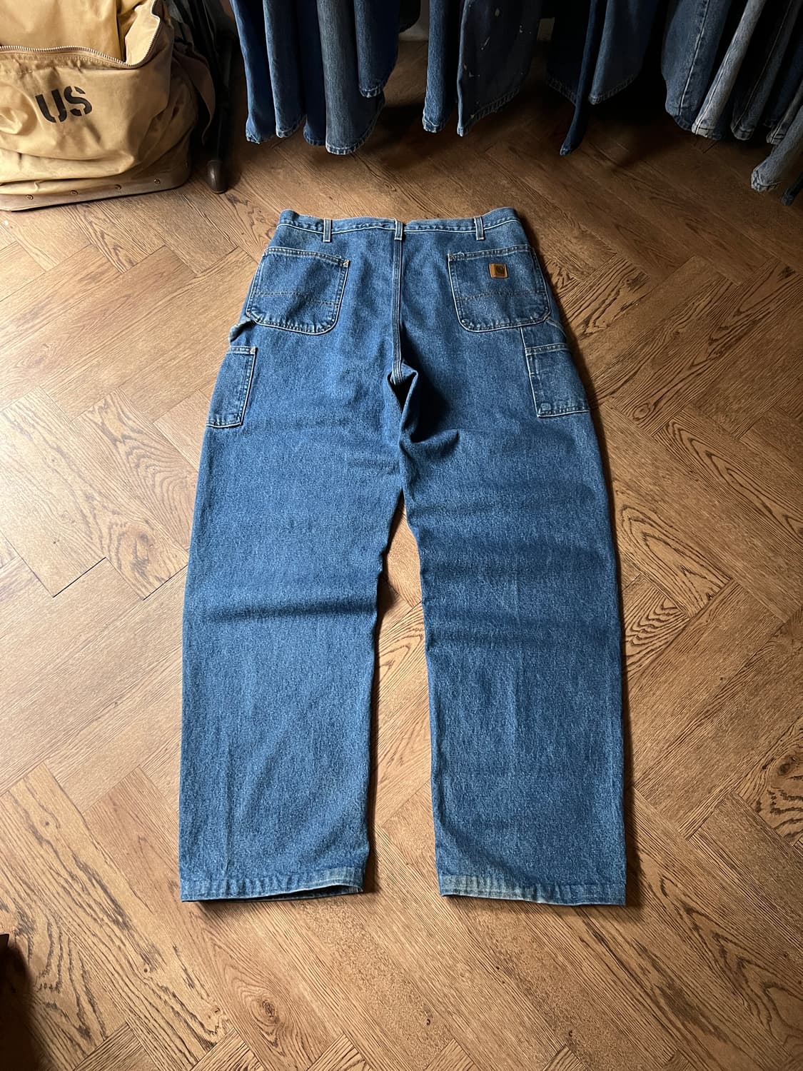 [40]칼하트 USA 싱글니 카펜터 워크 데님 팬츠 상품이미지2