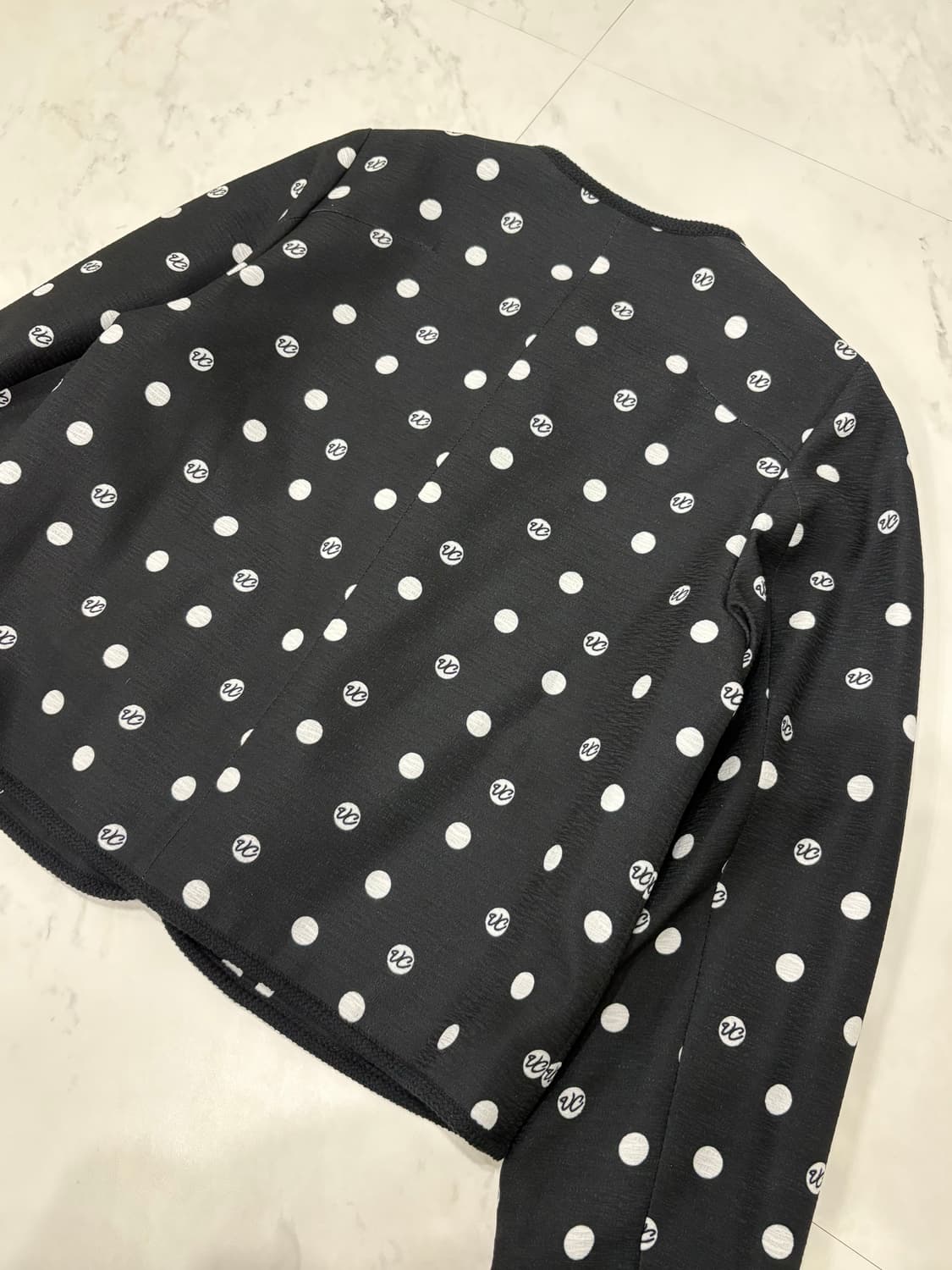 vocavaca dot single round neck jacket 상품이미지4