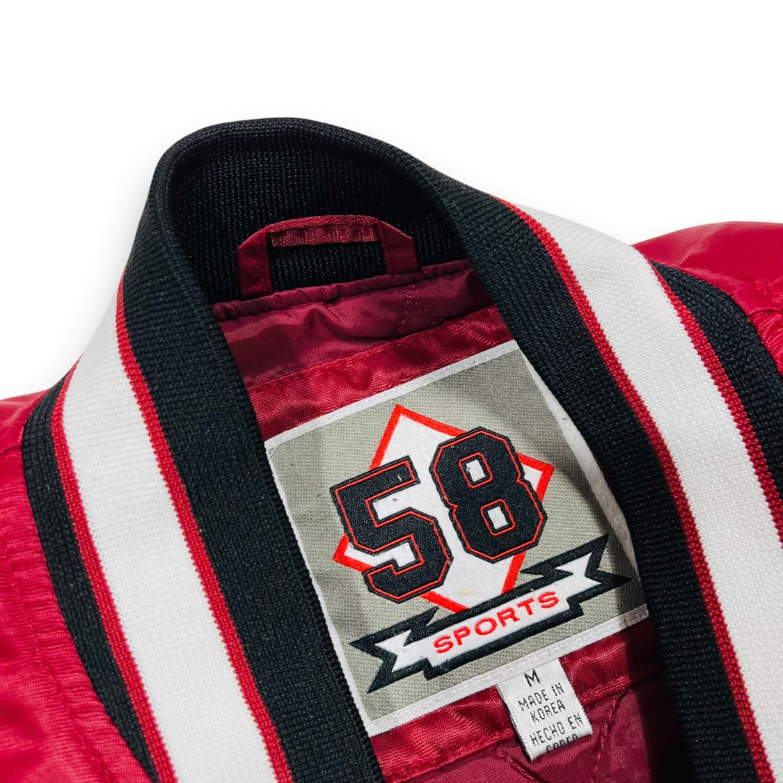 58 스포츠 알라바마 새틴 스타디움 빈티지 올드스쿨 자켓 상품이미지6