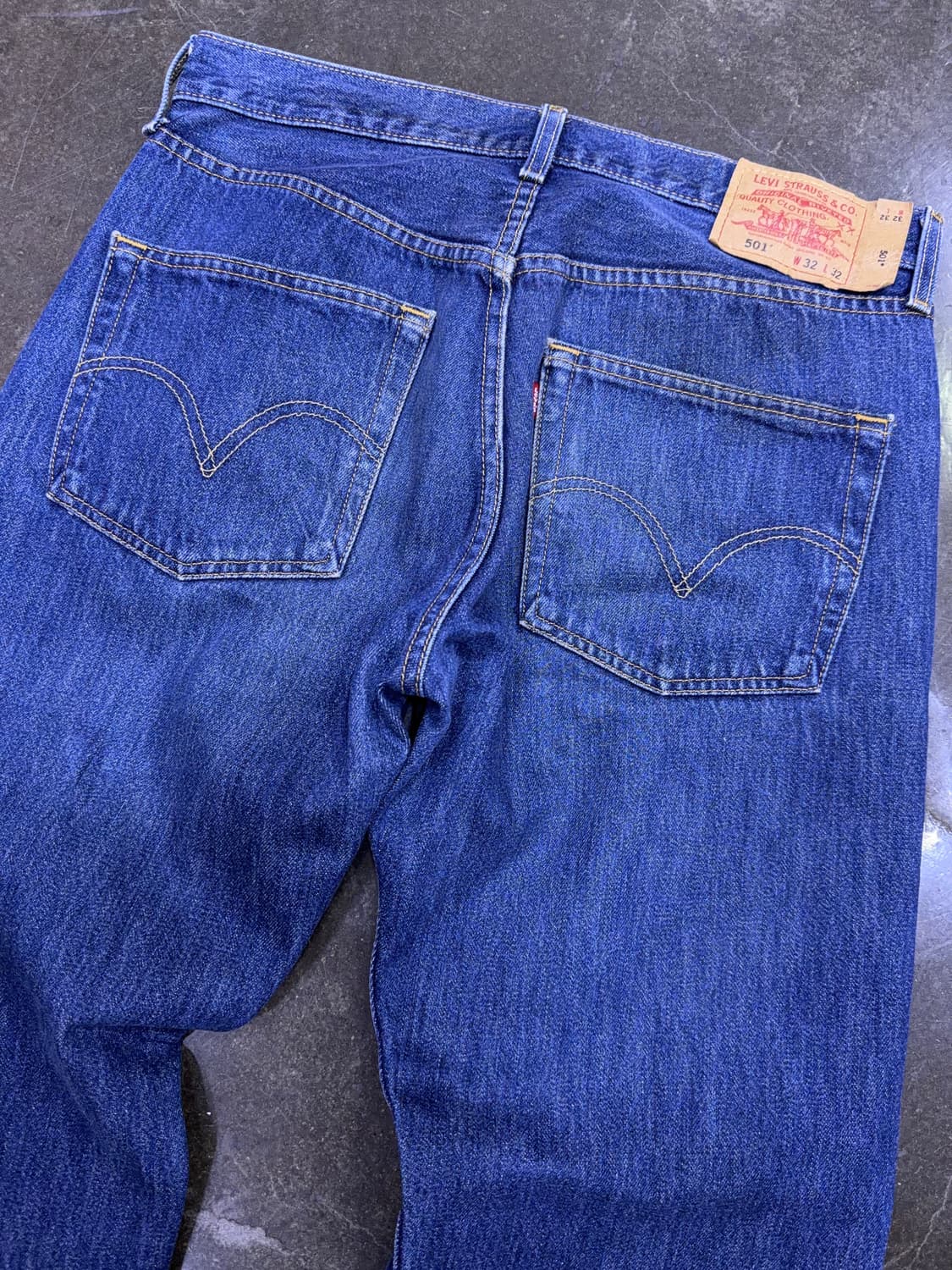 리바이스 501 00's 레귤러핏 지퍼 커스텀 데님팬츠 32 상품이미지7