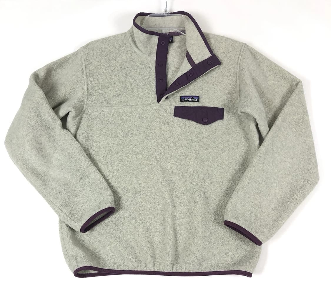 19FW 파타고니아 신칠라 스냅-T 오트밀/퍼플 상품이미지1