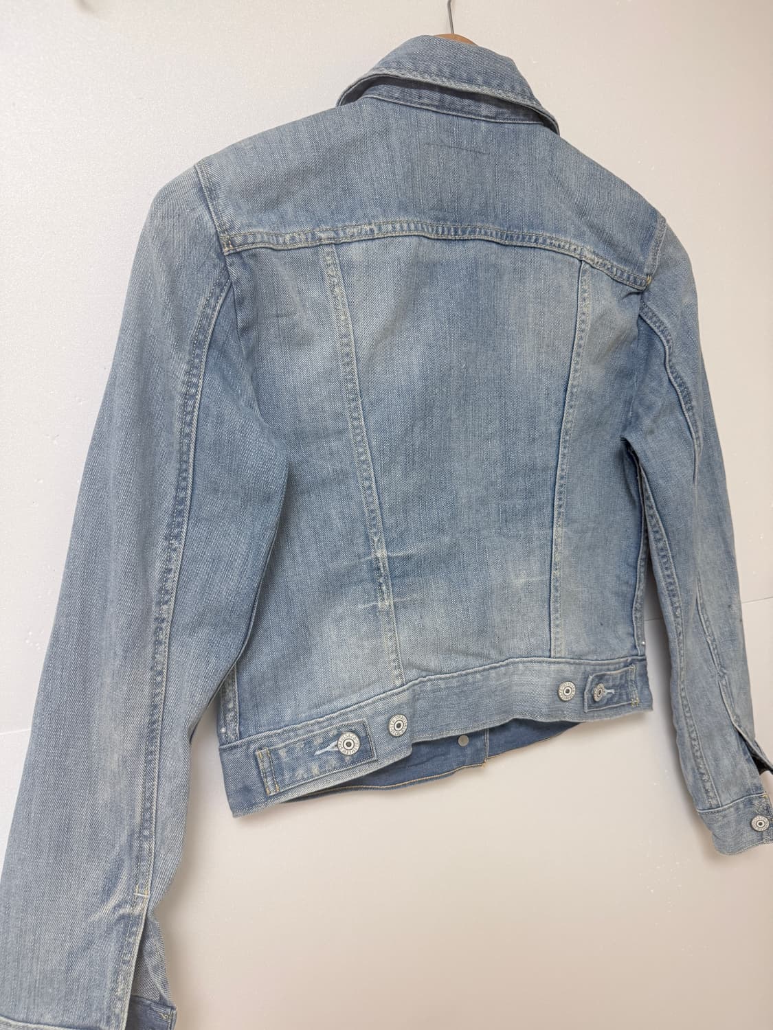 🖤 리바이스 Levi’s 연청 데님자켓 S 여성 크롭 청자켓 🖤 상품이미지5