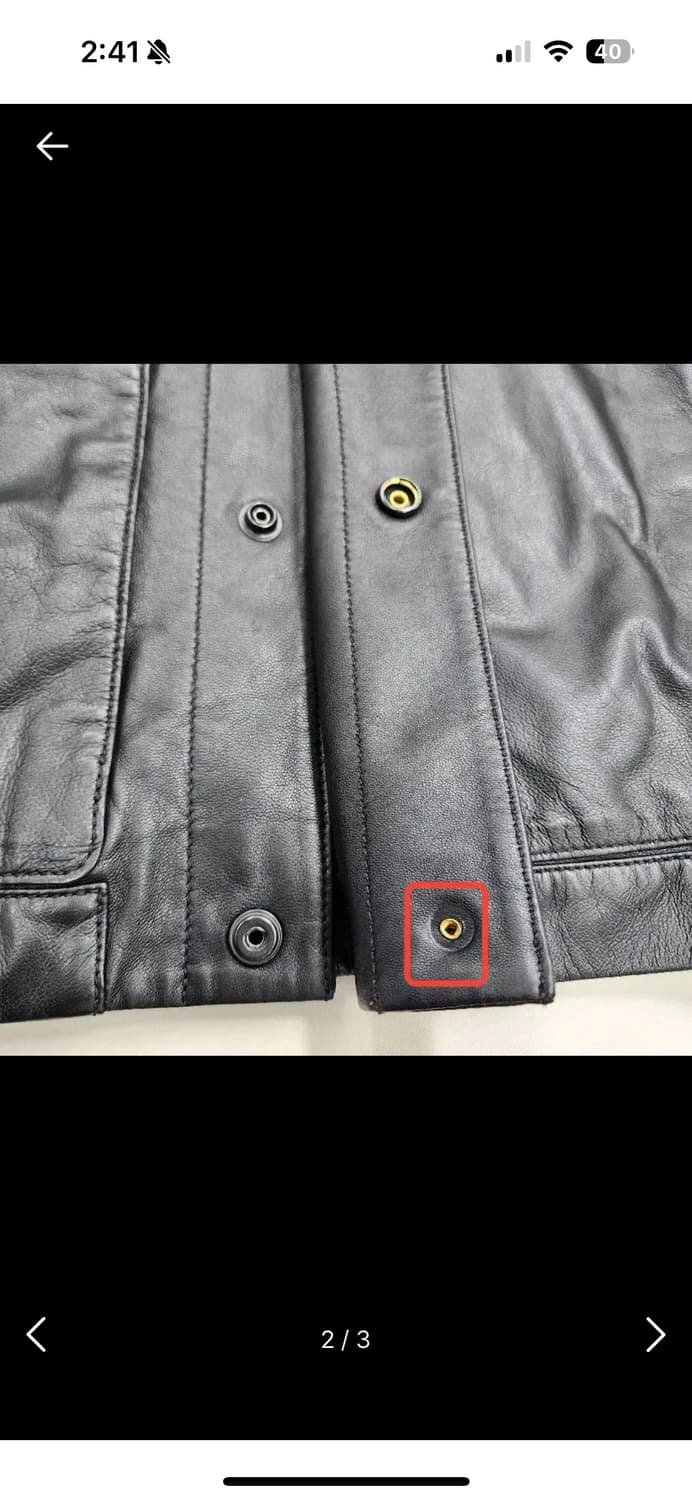 [S] 르메르 25SS 소프트 박시 레더 블루종 상품이미지6