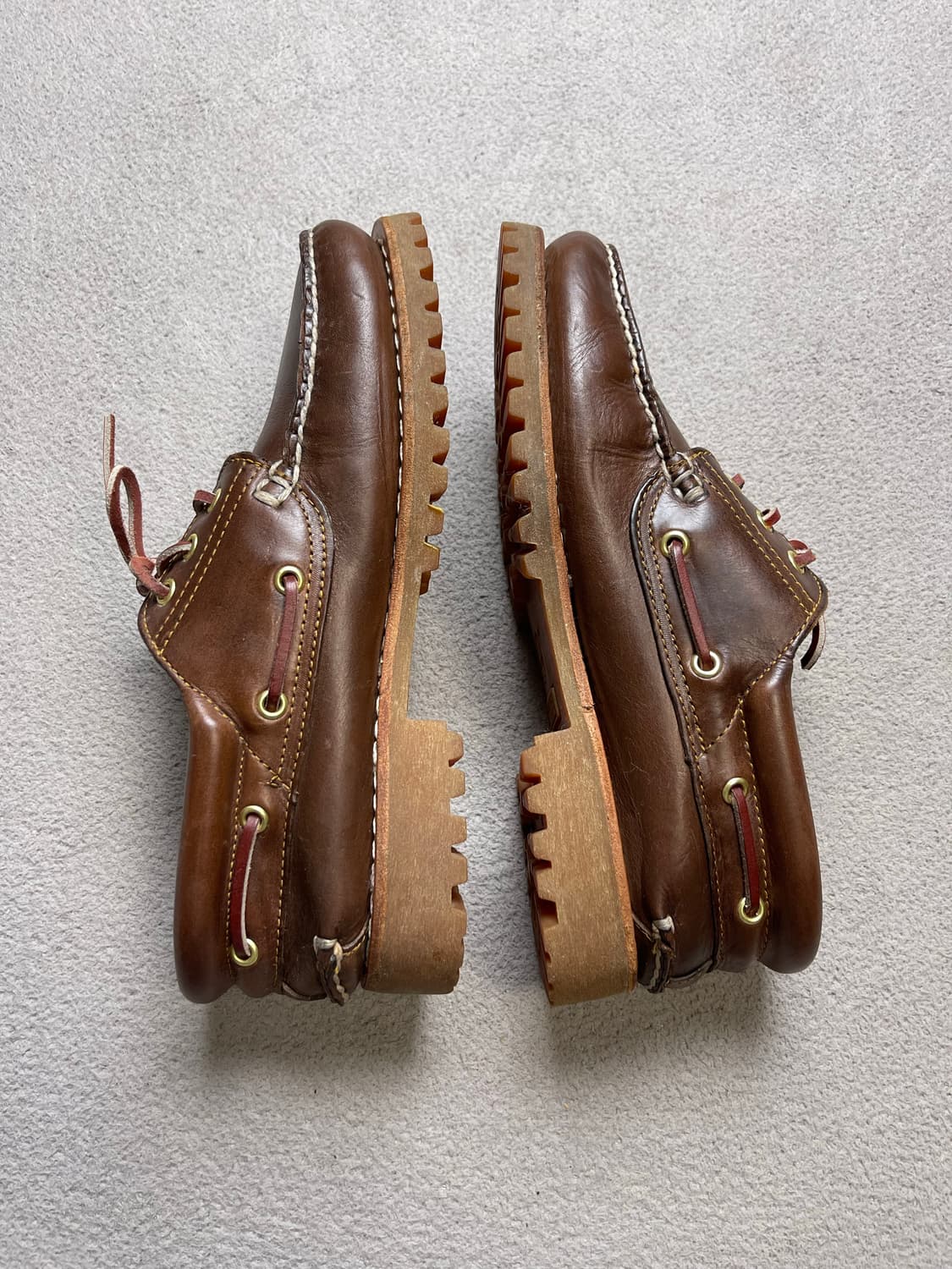 [265] 팀버랜드 3아이 보트슈즈 버건디-265-270 상품이미지3