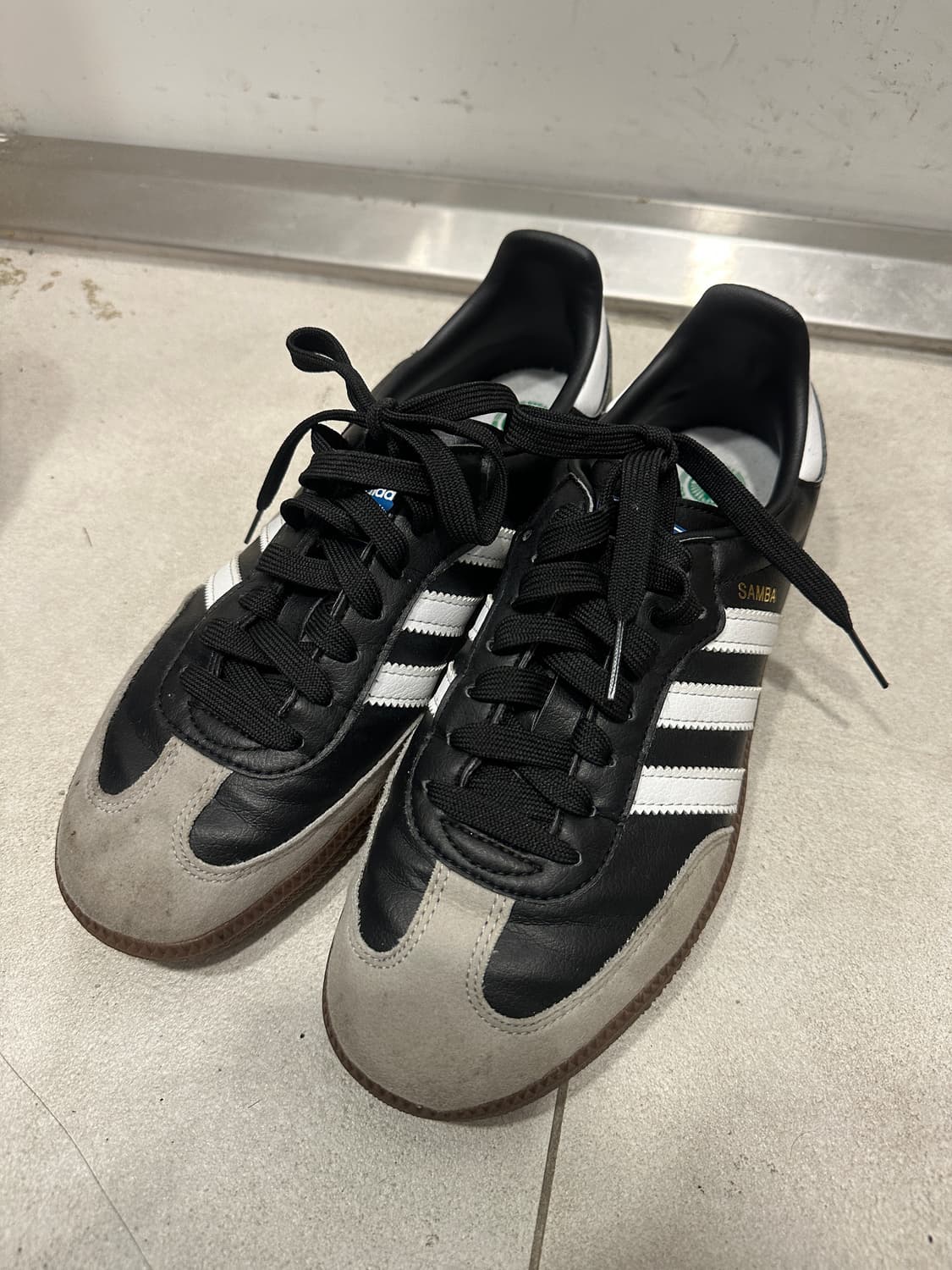아디다스 삼바 비건 블랙 화이트 235 상품이미지2